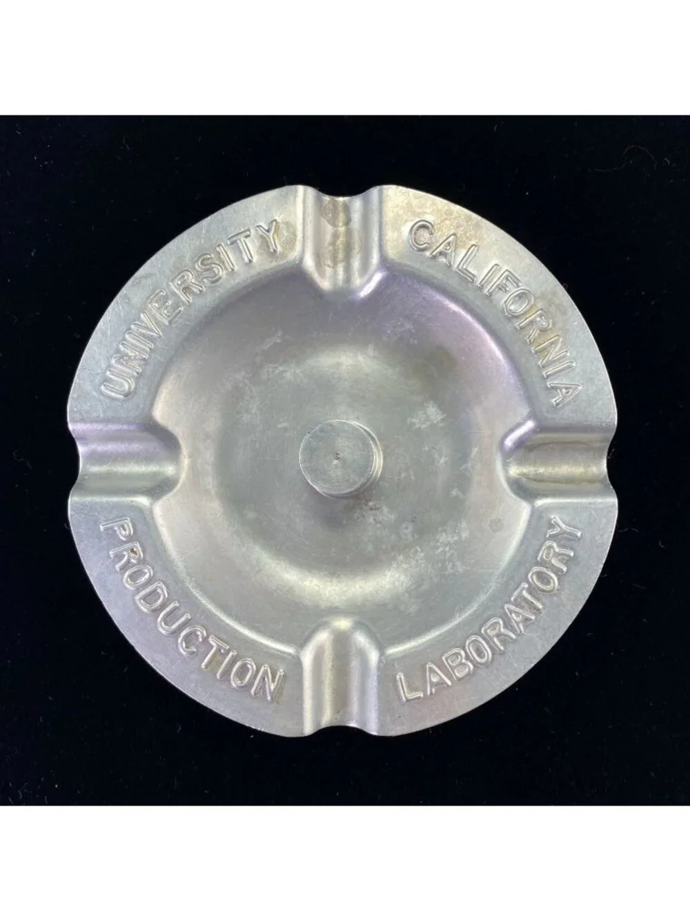 Vintage Aluminum Ashtray University California Production Laboratory